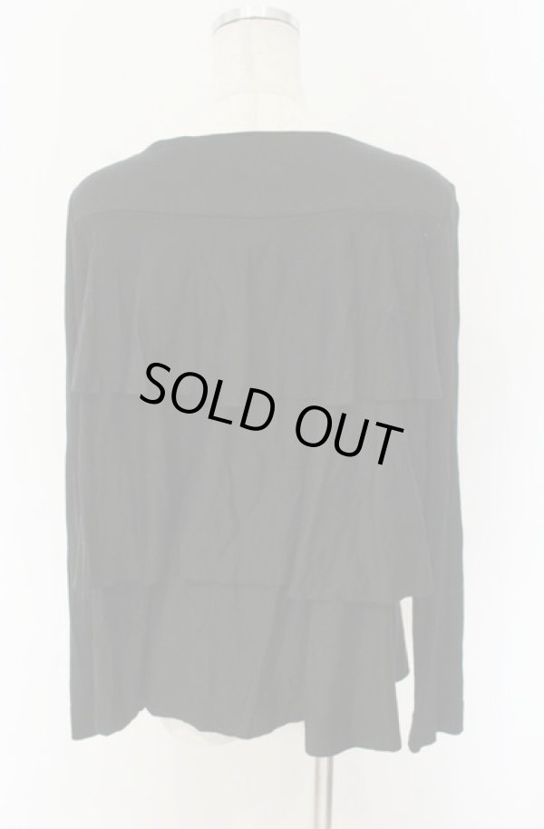 画像3: ヴィヴィアンウエストウッド 中古 / ティアードカットソー 2 ブラック  O-26-01-25-023-to-YM-ZH (3)