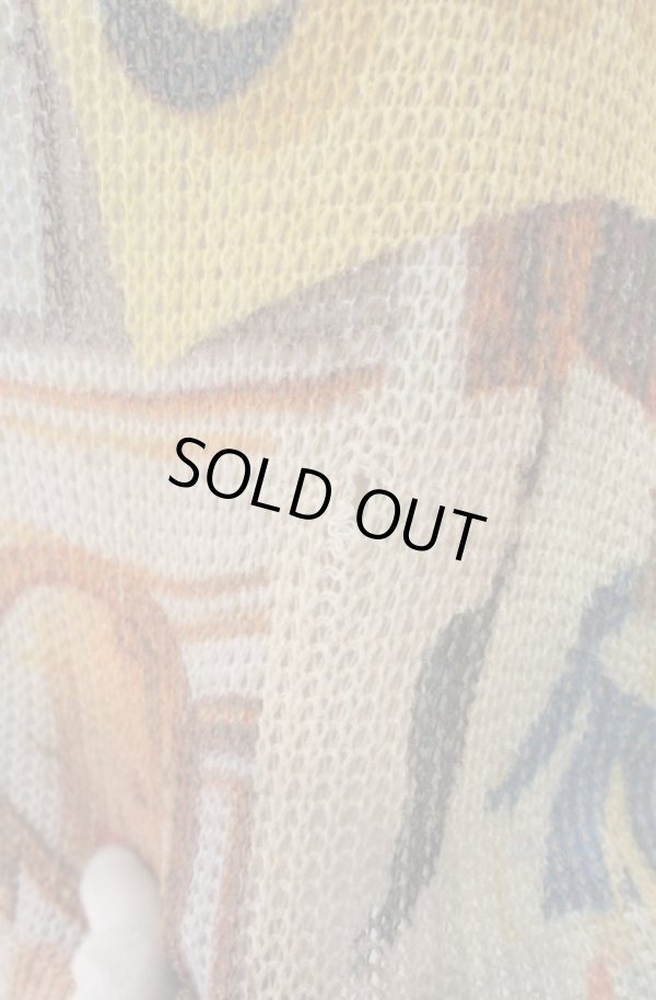 画像2: ヴィヴィアンウエストウッド 中古 / MOODBOARD PRINT KNITプルオーバー 00 マルチ  O-26-01-25-025-to-YM-OS (2)