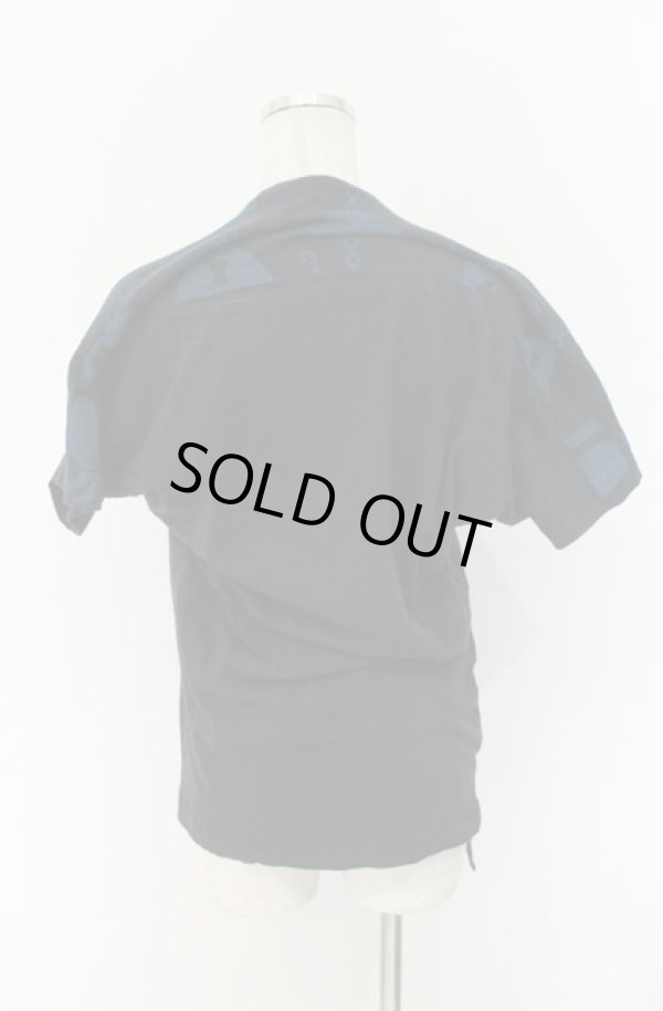 画像3: ヴィヴィアンウエストウッド 中古 / チャームプリント半袖カットソー 1 ブルーｘブラック  O-26-01-25-026-to-YM-OS (3)