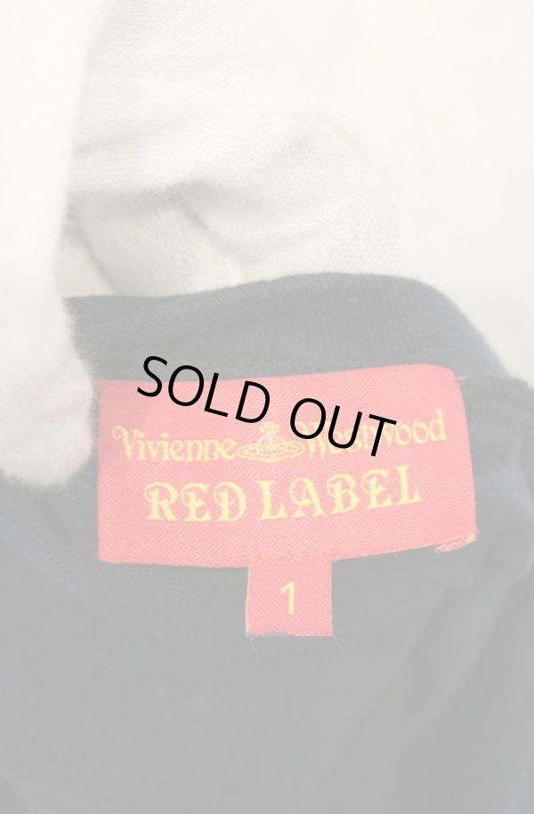 画像4: ヴィヴィアンウエストウッド 中古 / チャームプリント半袖カットソー 1 ブルーｘブラック  O-26-01-25-026-to-YM-OS (4)