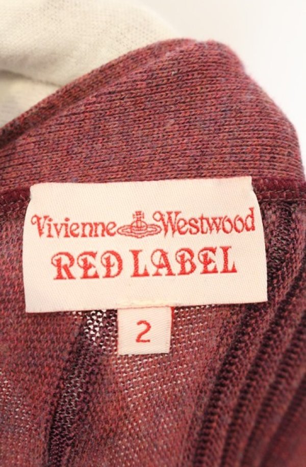 画像4: ヴィヴィアンウエストウッド 中古 / スクエア変形サマーニットワンピース 2 レッド  O-26-01-25-027-op-YM-OS (4)