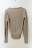 画像3: ヴィヴィアンウエストウッド 中古 / カラーオーブ刺繍ラウンドネックニットソー  ベージュ  O-26-01-25-030-to-YM-OS (3)