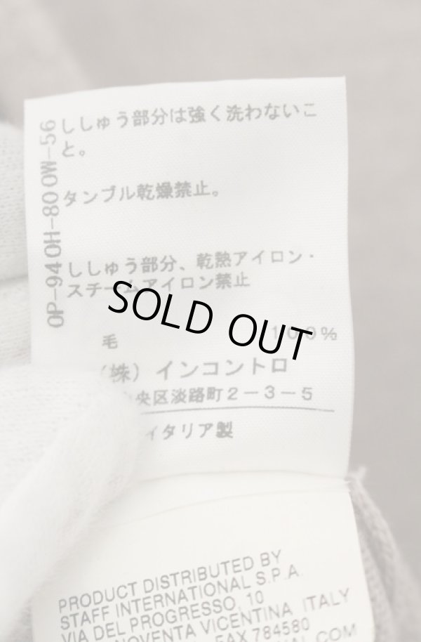 画像4: ヴィヴィアンウエストウッド 中古 / カラーオーブ刺繍ラウンドネックニットソー  ベージュ  O-26-01-25-030-to-YM-ZH (4)