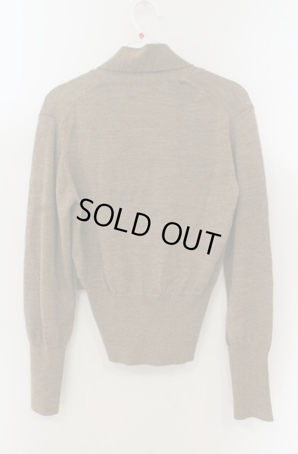 画像2: ヴィヴィアンウエストウッド 中古 / ボウカラーカーディガン 3 ブラウン  O-26-01-25-032-to-IG-OS (2)