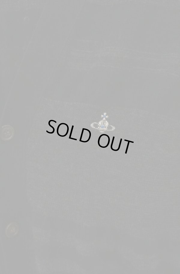 画像2: ヴィヴィアンウエストウッド MAN 中古 / ランダムボーダーカーディガン 44 ブラック  O-26-01-25-033-to-YM-OS (2)