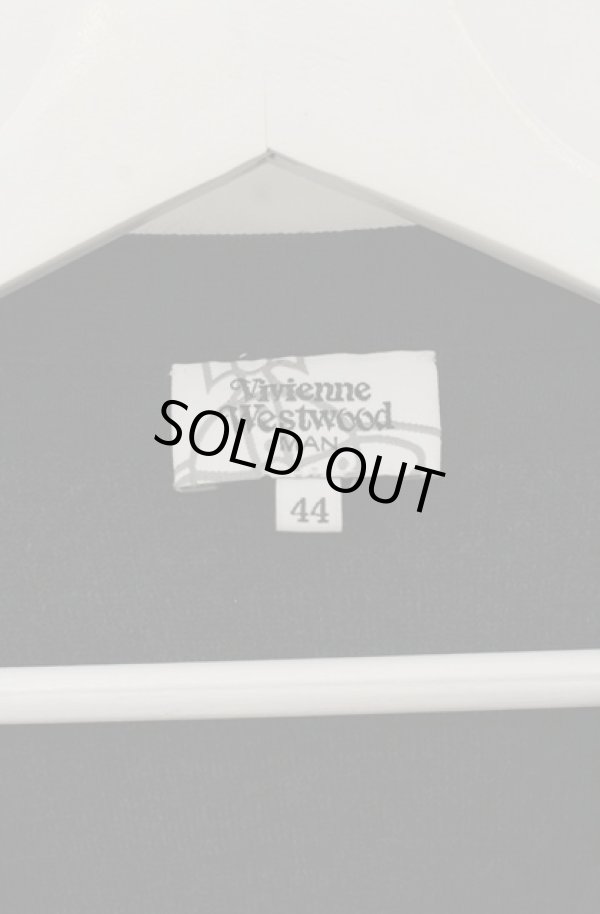 画像3: ヴィヴィアンウエストウッド MAN 中古 / ランダムボーダーカーディガン 44 ブラック  O-26-01-25-033-to-YM-OS (3)