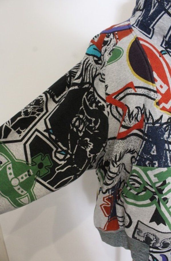 画像2: ヴィヴィアンウエストウッド 中古 / FRAT HOUSE ジップアップブルゾン  グレー  O-26-01-25-034-jc-IG-OS (2)