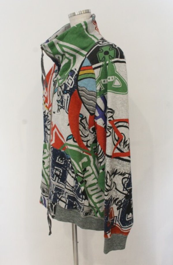 画像3: ヴィヴィアンウエストウッド 中古 / FRAT HOUSE ジップアップブルゾン  グレー  O-26-01-25-034-jc-IG-OS (3)