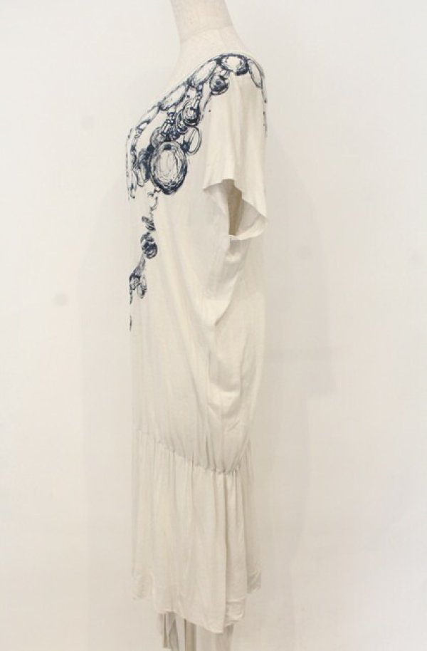 画像2: ヴィヴィアンウエストウッド 中古 / ネックレスptカットソーワンピ 2 アイボリー  O-26-01-25-036-op-IG-OS (2)