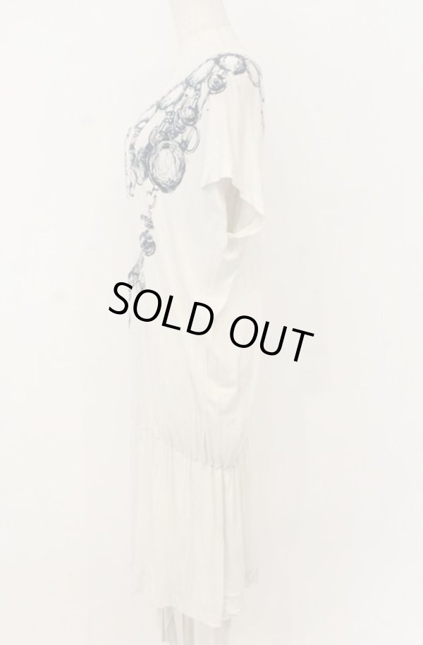 画像2: ヴィヴィアンウエストウッド 中古 / ネックレスptカットソーワンピ 2 アイボリー  O-26-01-25-036-op-IG-ZY (2)