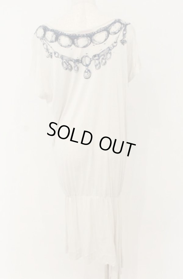 画像3: ヴィヴィアンウエストウッド 中古 / ネックレスptカットソーワンピ 2 アイボリー  O-26-01-25-036-op-IG-ZY (3)