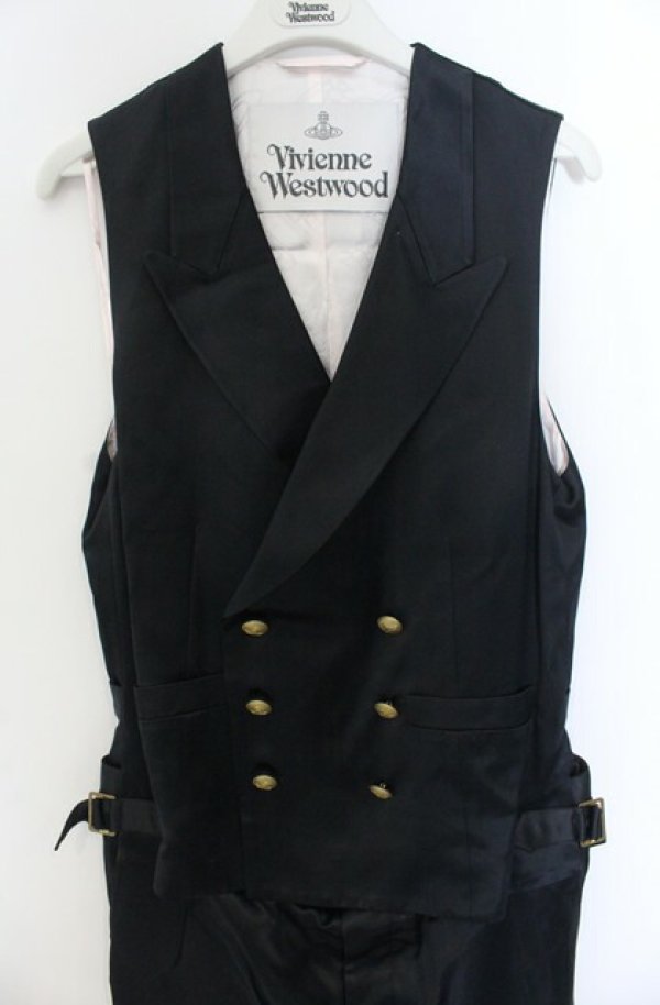 画像2: ヴィヴィアンウエストウッド 中古 / WAISTCOAT JUMPSUIT（ウェストコートジャンプスーツ） S ブラック  O-26-01-25-001-su-YM-OS (2)