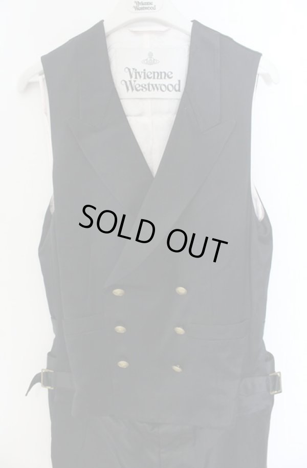 画像2: ヴィヴィアンウエストウッド 中古 / WAISTCOAT JUMPSUIT（ウェストコートジャンプスーツ） S ブラック  O-26-01-25-001-su-YM-ZH (2)