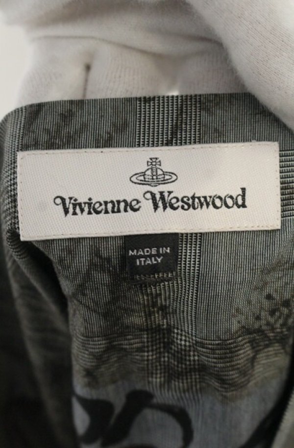 画像3: ヴィヴィアンウエストウッド 中古 / Chinese Drawing ラップスカート 40 グレー  O-26-01-25-039-sk-YM-OS (3)