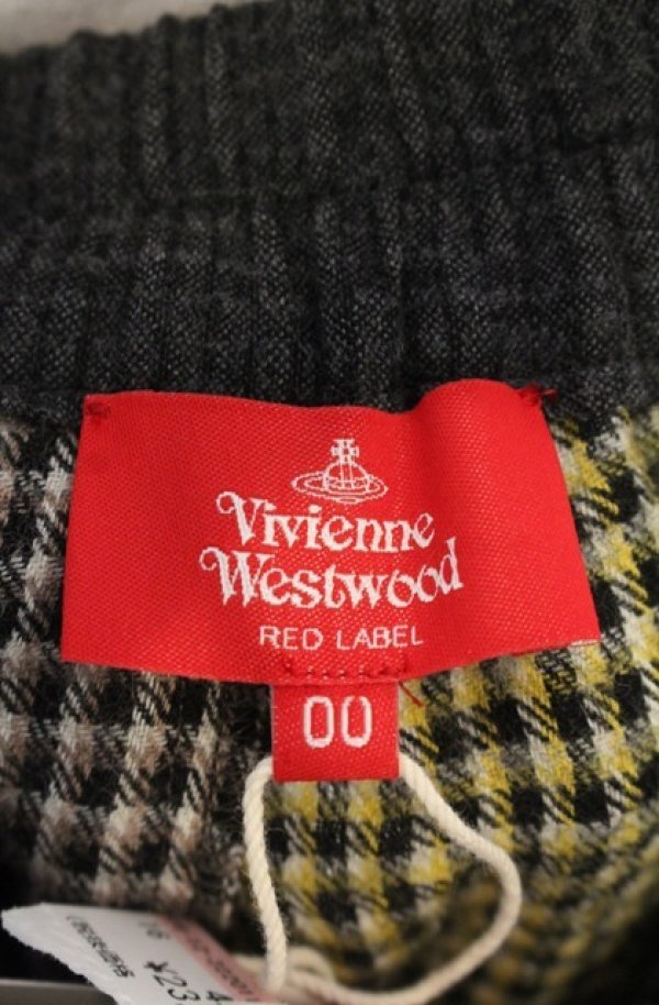 画像4: ヴィヴィアンウエストウッド 中古 / ドッキングチェックプリーツスカート 00 マルチ  O-26-01-25-042-sk-YM-OS (4)