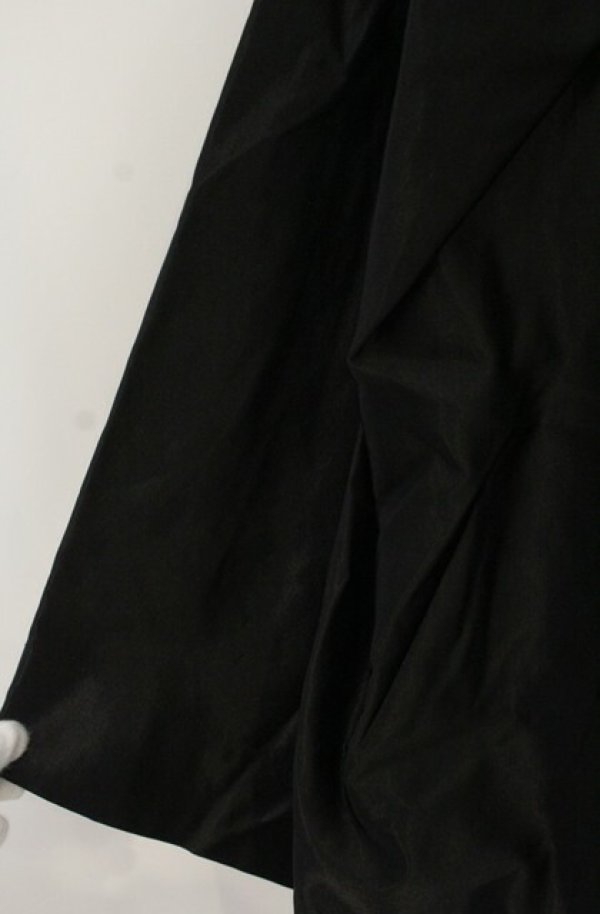 画像3: ヴィヴィアンウエストウッド 中古 / レーヨンコットンサテンレクタングルスカート 00 ブラック  O-26-01-25-047-sk-IG-OS (3)