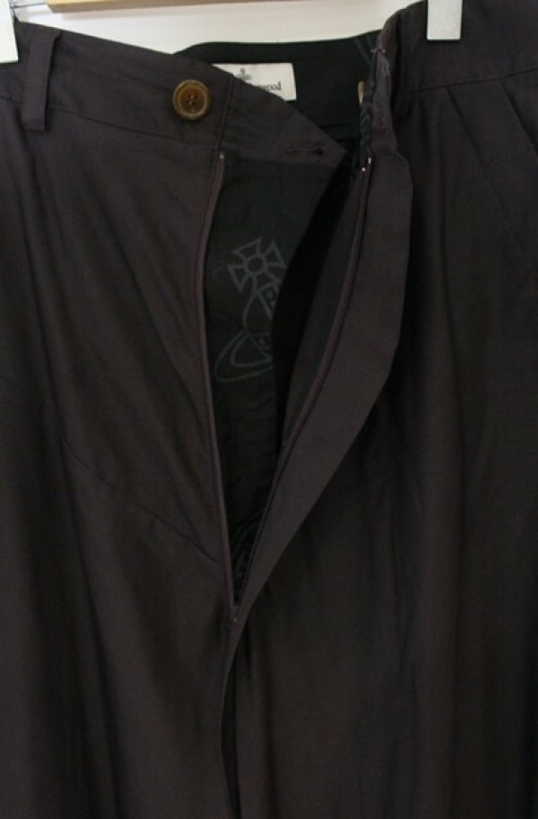 画像3: ヴィヴィアンウエストウッド 中古 / ワイドバギースラックスパンツ 46 パープル  O-26-01-25-049-pa-YM-OS (3)