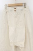 画像3: ヴィヴィアンウエストウッド 中古 / コットンヘンプワイドパンツ 00 ホワイト  O-26-01-25-051-pa-YM-OS (3)