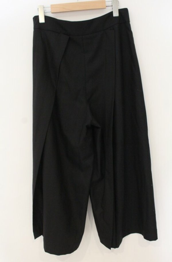 画像3: ヴィヴィアンウエストウッド 中古 / シャドーストライプタックプリーツワイドパンツ 3 ブラック  O-26-01-25-056-pa-YM-OS (3)
