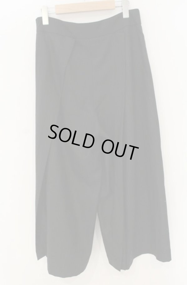 画像3: ヴィヴィアンウエストウッド 中古 / シャドーストライプタックプリーツワイドパンツ 3 ブラック  O-26-01-25-056-pa-YM-OS (3)