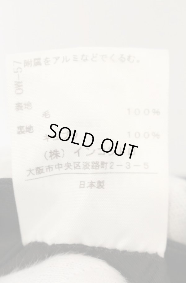 画像6: ヴィヴィアンウエストウッド 中古 / シャドーストライプタックプリーツワイドパンツ 3 ブラック  O-26-01-25-056-pa-YM-OS (6)