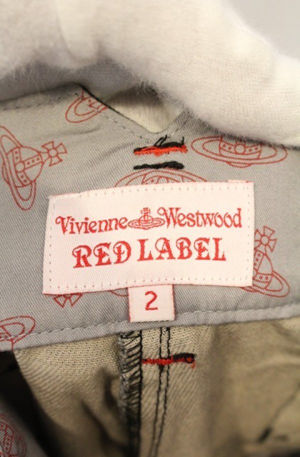 画像5: ヴィヴィアンウエストウッド 中古 / エンボスオーブコットンパンツ 2 ブラック  O-26-01-25-057-pa-YM-OS (5)