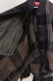 画像5: ヴィヴィアンウエストウッド 中古 / タータンケープコート 00 ネイビーｘグレー  O-26-01-25-005-co-YM-OS (5)