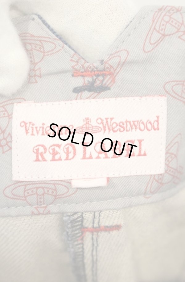 画像5: ヴィヴィアンウエストウッド 中古 / エンボスオーブコットンパンツ 2 ブルー  O-26-01-25-058-pa-YM-OS (5)