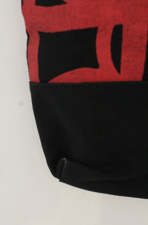 画像5: ヴィヴィアンウエストウッド 中古 / アフリカトートバッグ  ブラック×レッド  O-26-01-25-063-ba-IG-OS (5)