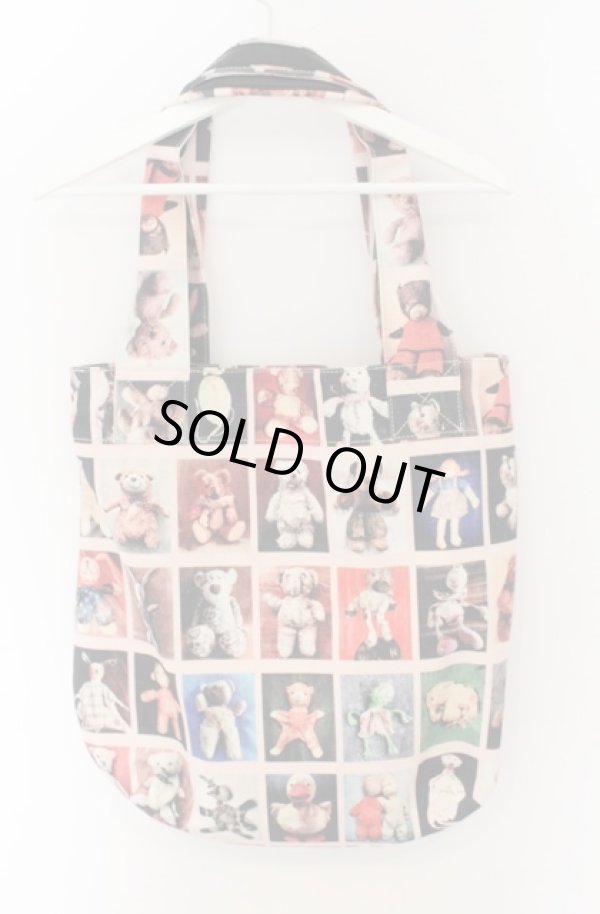 画像3: ヴィヴィアンウエストウッド 中古 / CANVAS TEDDIES-CHARLOTTE SHOPPER（キャンバステディーズシャーロットショッパーバッグ）  ピンク×マルチ  O-26-01-25-064-ba-IG-ZH (3)