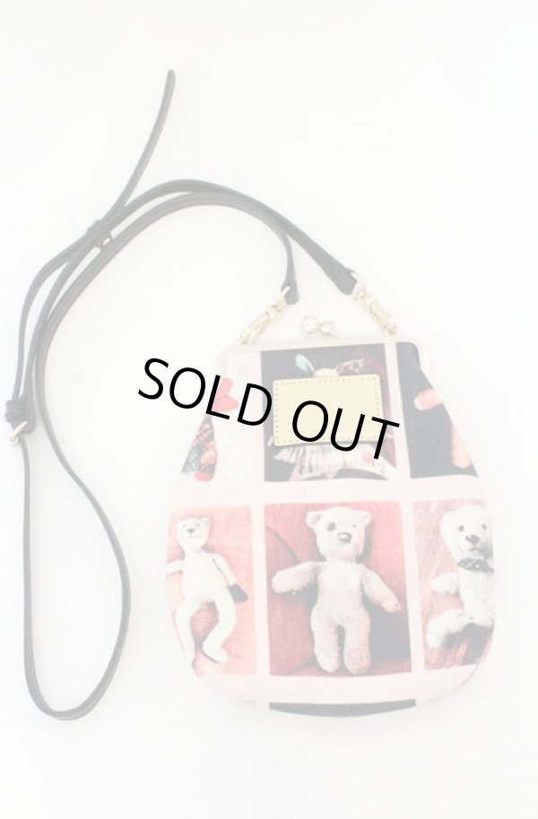 画像2: ヴィヴィアンウエストウッド 中古 / CANVAS TEDDIES PEGGY CROSSBODY ポーチ（キャンバステディ ペギークロスボディ）  ピンク×マルチ  O-26-01-25-066-ba-IG-OS (2)