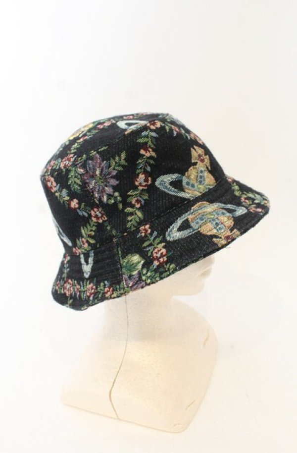 画像3: ヴィヴィアンウエストウッド 中古 / Trellis Tapestry バケットハット（トレイルタペストリー） M マルチ  O-26-01-25-067-ha-YM-OS (3)