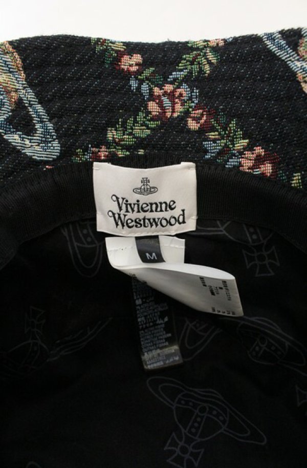 画像5: ヴィヴィアンウエストウッド 中古 / Trellis Tapestry バケットハット（トレイルタペストリー） M マルチ  O-26-01-25-067-ha-YM-OS (5)