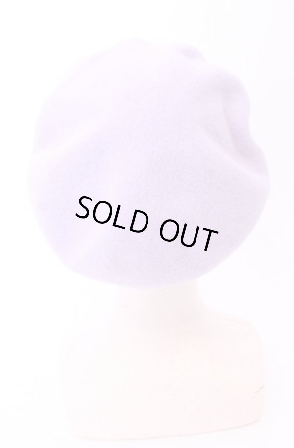 画像3: ヴィヴィアンウエストウッド 中古 / オーブ刺繍バスクベレー帽 M~S ラベンダー  O-26-01-25-069-ha-IG-OS (3)