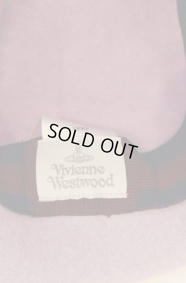 画像5: ヴィヴィアンウエストウッド 中古 / オーブ刺繍バスクベレー帽 M~S ラベンダー  O-26-01-25-069-ha-IG-OS (5)