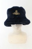 画像2: ヴィヴィアンウエストウッド 中古 / エコファー バケットハット    O-26-01-25-070-ha-IG-ZH (2)