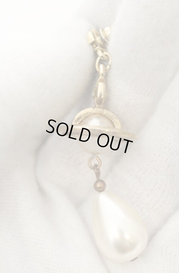 画像5: ヴィヴィアンウエストウッド 中古 / Tiny Orb Pearl pierce（タイニーオーブパールピアス）  ゴールドｘパール  O-26-01-25-074-er-YM-OS (5)