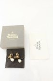 画像6: ヴィヴィアンウエストウッド 中古 / Tiny Orb Pearl pierce（タイニーオーブパールピアス）  ゴールドｘパール  O-26-01-25-074-er-YM-OS (6)