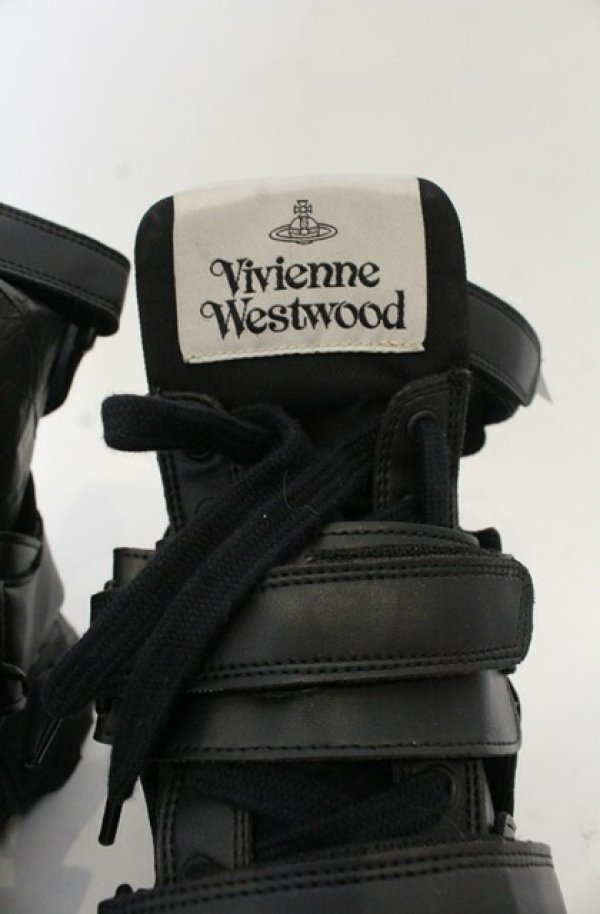 画像3: ヴィヴィアンウエストウッド 中古 / ROMPER SANDAL ロンパーサンダル 38 ブラック  O-26-01-25-080-to-IG-OS (3)