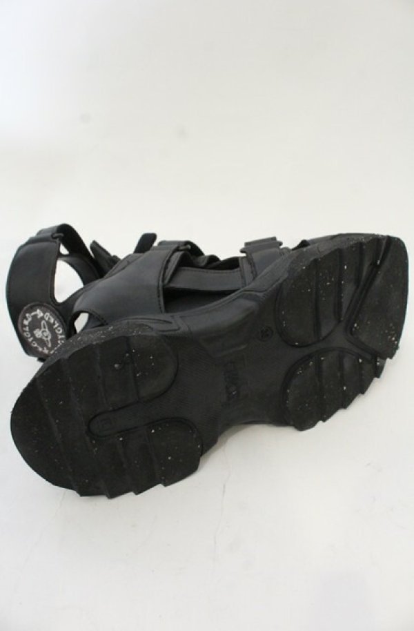 画像7: ヴィヴィアンウエストウッド 中古 / ROMPER SANDAL ロンパーサンダル 38 ブラック  O-26-01-25-080-to-IG-OS (7)