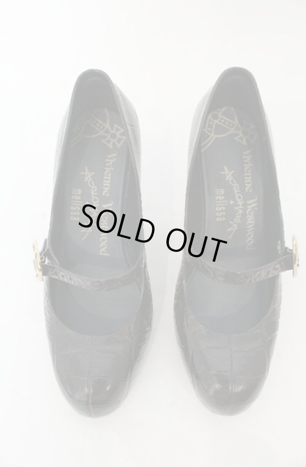 画像3: ヴィヴィアンウエストウッド×Melissa 中古 / Croco シューズ USA6 ブラウン  O-26-01-25-082-sh-IG-OS (3)