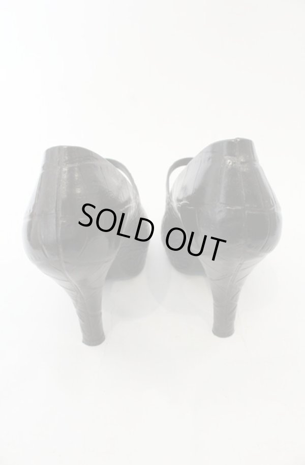 画像4: ヴィヴィアンウエストウッド×Melissa 中古 / Croco シューズ USA6 ブラウン  O-26-01-25-082-sh-IG-OS (4)