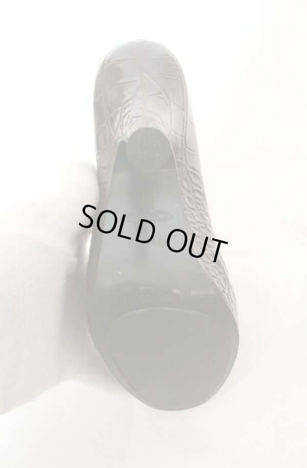 画像6: ヴィヴィアンウエストウッド×Melissa 中古 / Croco シューズ USA6 ブラウン  O-26-01-25-082-sh-IG-OS (6)