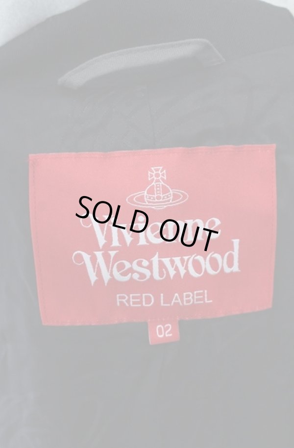 画像5: ヴィヴィアンウエストウッド 中古 / ウールギャバ ラブジャケット 02 ブラック  O-26-01-25-011-jc-YM-OS (5)