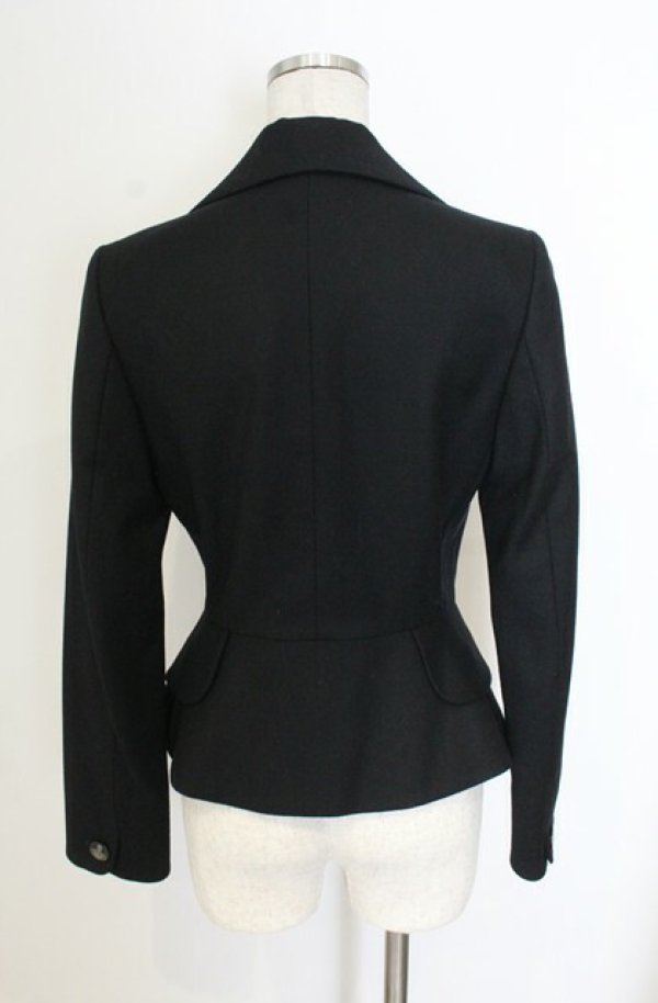 画像4: ヴィヴィアンウエストウッド 中古 / CAPE BRETONラブジャケット 1 ブラック  O-26-01-25-012-jc-YM-OS (4)