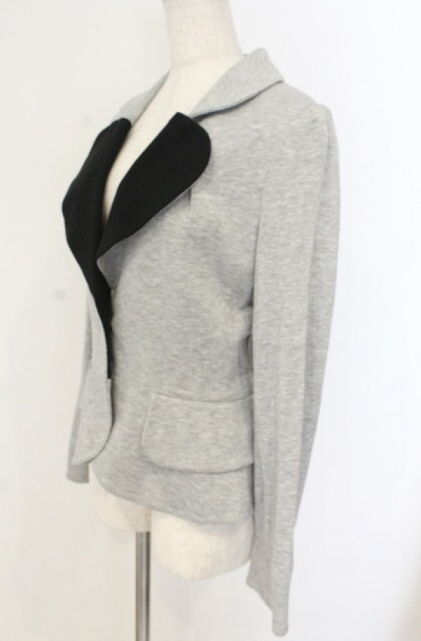 画像3: ヴィヴィアンウエストウッド 中古 / スウェットラブジャケット 3 グレー  O-26-01-25-013-jc-YM-OS (3)