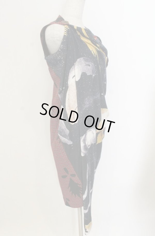 画像2: ヴィヴィアンウエストウッド 中古 / カーピフラワーワンピース 00 マルチ  O-26-01-25-018-op-YM-ZH (2)