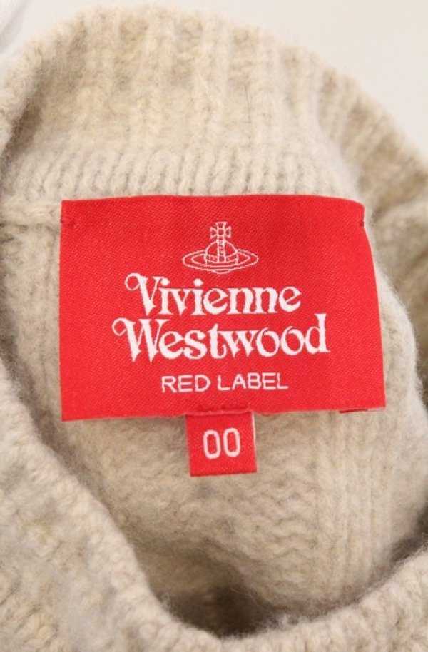 画像5: ヴィヴィアンウエストウッド 中古 / ローゲージアイレットケーブルクロップドトップ 00 アイボリー  O-26-02-15-024-to-IG-OS (5)