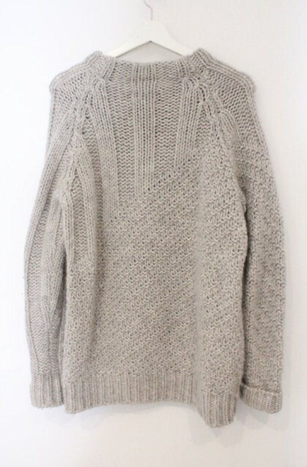 画像4: ANGLOMANIA 中古 / LONG RIBS SWEATER(ロングリブセーター) S グレー  O-26-02-15-025-to-IG-OS (4)