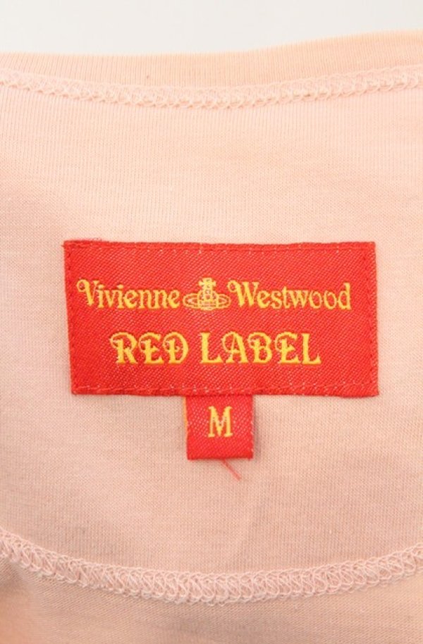 画像5: ヴィヴィアンウエストウッド 中古 / 童話プリントカットワンピース M ピンクｘネイビー  O-26-02-15-026-op-YM-OS (5)